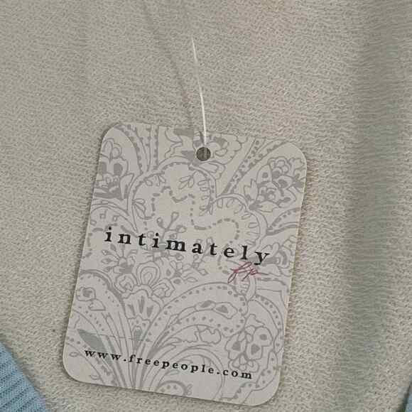 Free People XL Bodysuit Intimately Cozy Girl Ivory Cream Color NEW - Picture 7 of 8